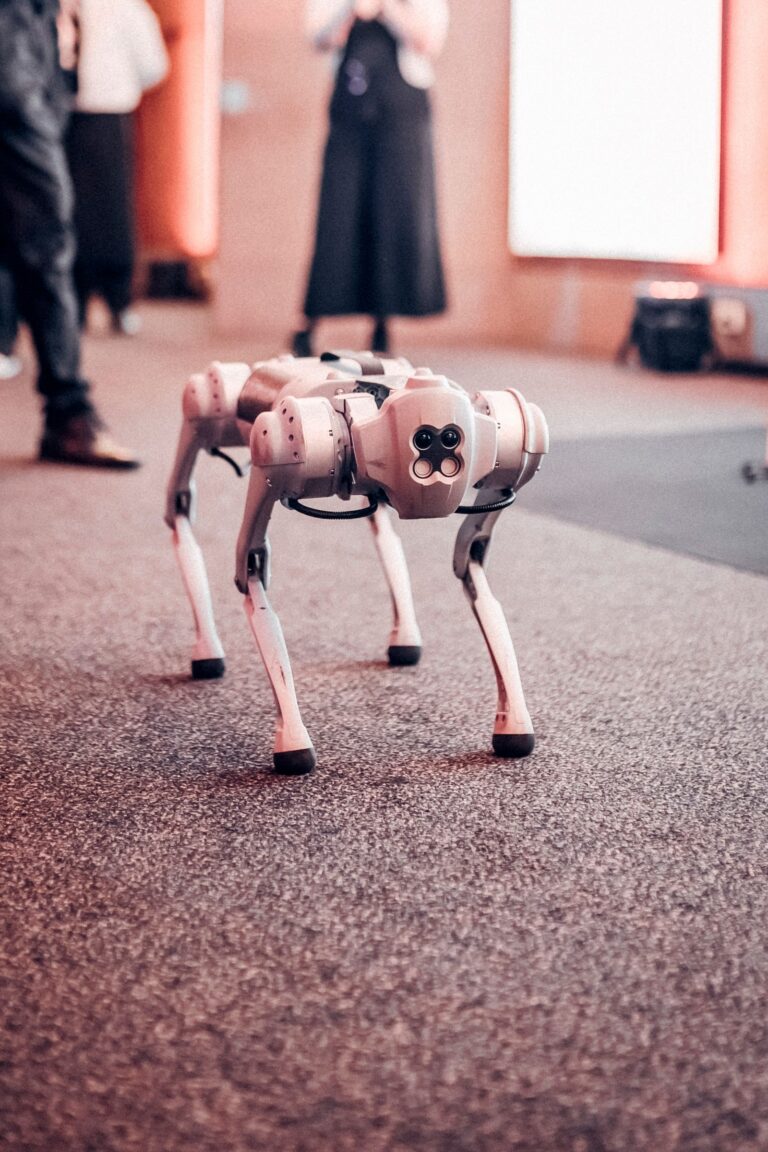 White Dog Robot
